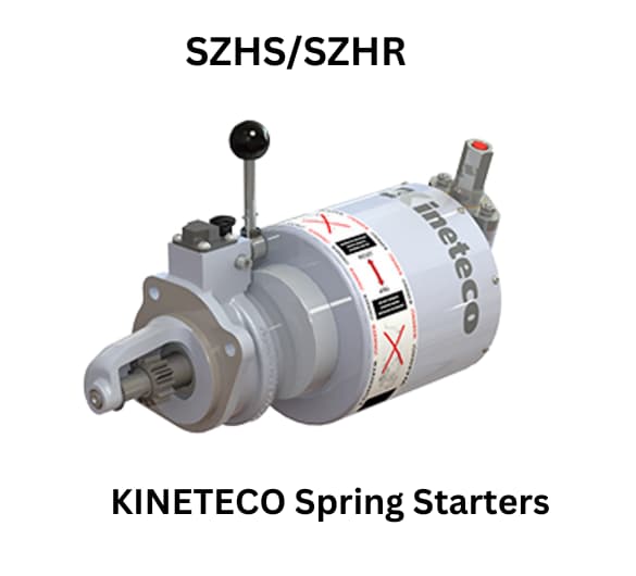 SZHS/SZHR Kineteco Spring Starters - Image of a Kineteco spring starter model SZHS/SZHR, showcasing the mechanical design and components